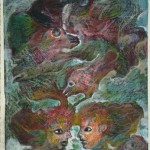 Ozakuのクレパス画の画像