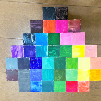 お気に入りの40枚で作ったダイヤ