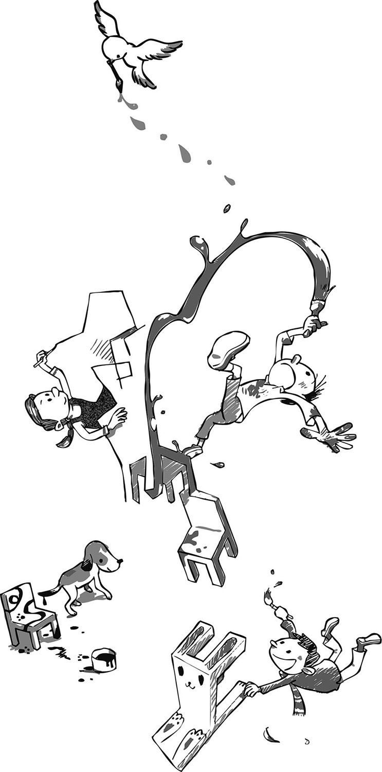 イスに描（えが）いてみよう