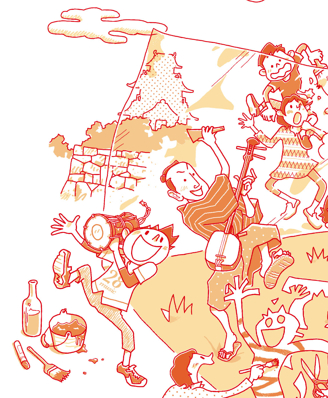 昔の街（まち）を散歩（さんぽ）しよう