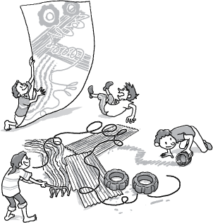 自分だけの皮膚（ひふ）をつくって、版画（はんが）にしよう