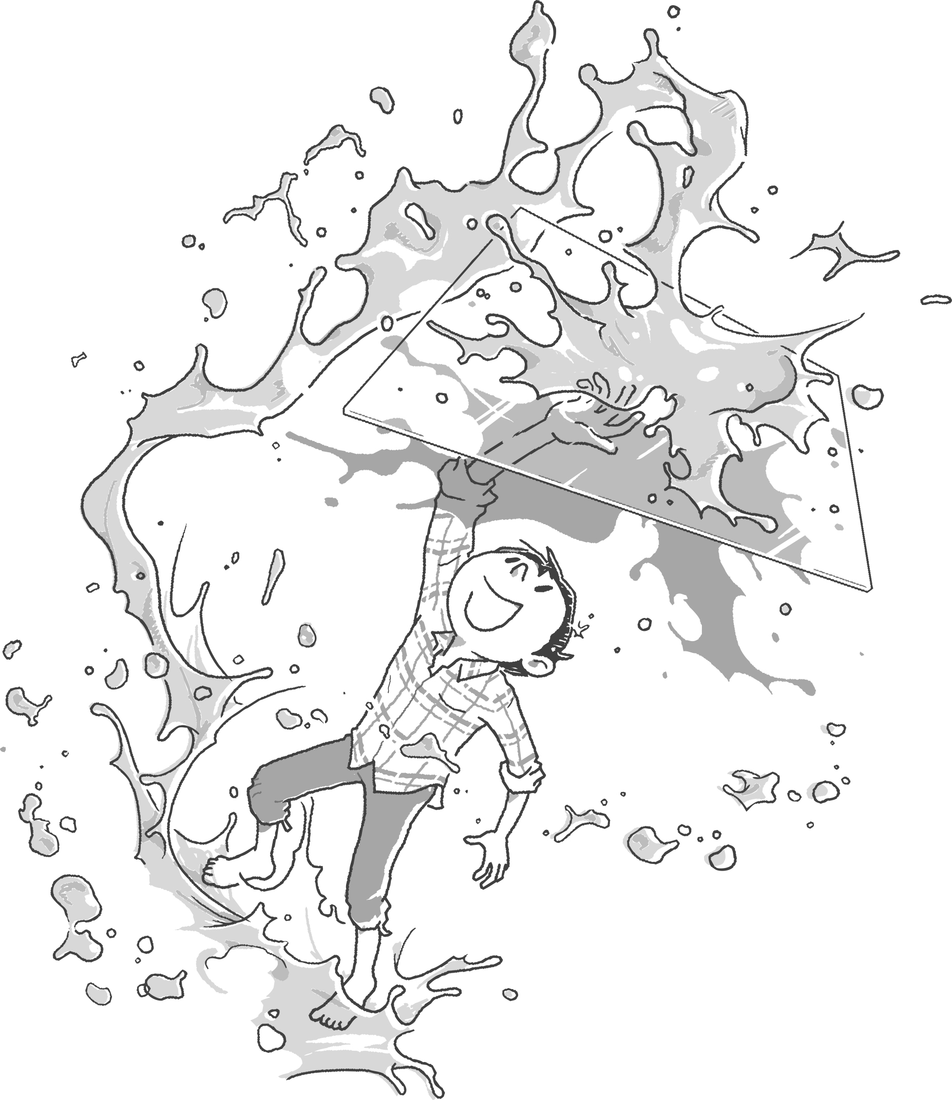 水の影（かげ）を描（えが）くってどんなこと、どんな気持ち？