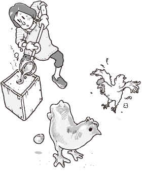 発泡（はっぽう）スチロールがアルミに変身！