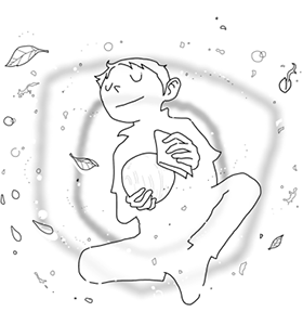 あそびじゅつ「手のひらに入る大切なかたち」ー五感と時間・空間感覚を使って美術体験〈ひらめき☆ときめきサイエンス〉