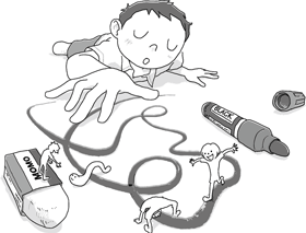 平らな紙に凸凹（でこぼこ）つくって描（えが）いたら、だれもが観（み）ることのできる絵が完成！？