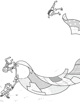 自分だけの旗をつくって、風とあそばせよう