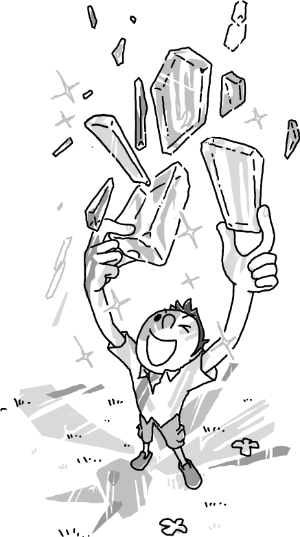 ちいさな いろいろガラスで、絵を描（えが）く