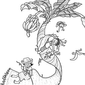 きみがつくるバナナの布って、どんなもの?